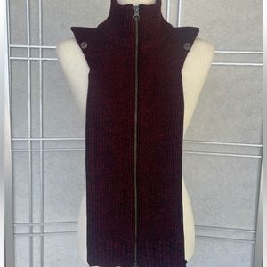 Veronica Beard sweater Dickey OS Red and black 100% Wool